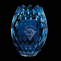 Cobalt Blue Sheraton Crystal Trophy